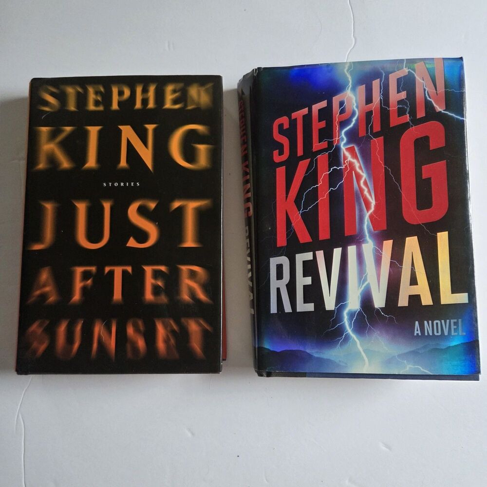Stephen King Books Set Of 2 Just After Sunset Revival Hardbacks